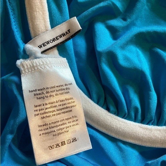 NWOT WeWoreWhat Danielle Belted One-Piece Swimsuit Size XS - Picture 8 of 8